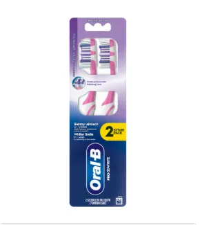 Zobu birste ORAL-B Pro-3DWhite, Whitening Clean, Medium, 2gb