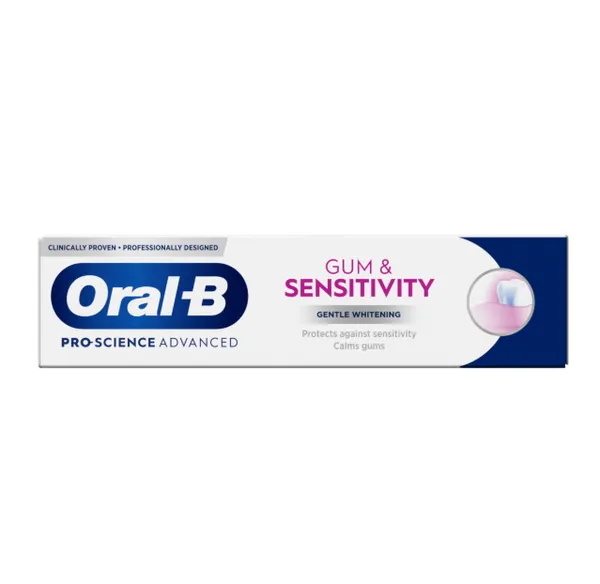 Hambapasta ORAL-B Pro-Science Advanced, Gum&Sensitivity, Whitening, 75ml