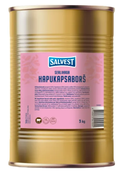 Hapukapsaborš sealihaga SALVEST 3kg
