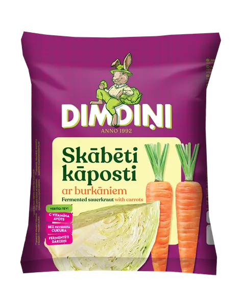 Hapukapsas porgandiga, DIMDINI, 550g, TK
