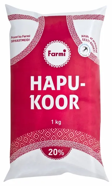 Hapukoor FARMI 20%, 1kg kile