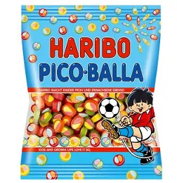 Košļājamās konfektes HARIBO Pico Balla 85g