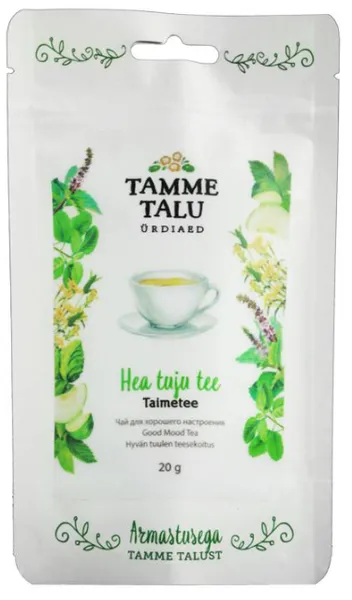 Hea tuju tee TAMME TALU, mahe, 20g, EE-ÖKO-03, taimetee