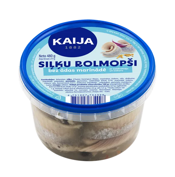Heeringarullid KAIJA nahata, marinaadis 480g