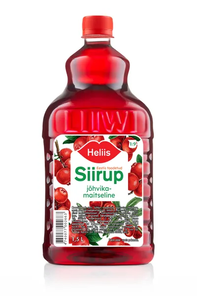 Siirup jõhvikamaitseline, HELIIS, 1,5 L