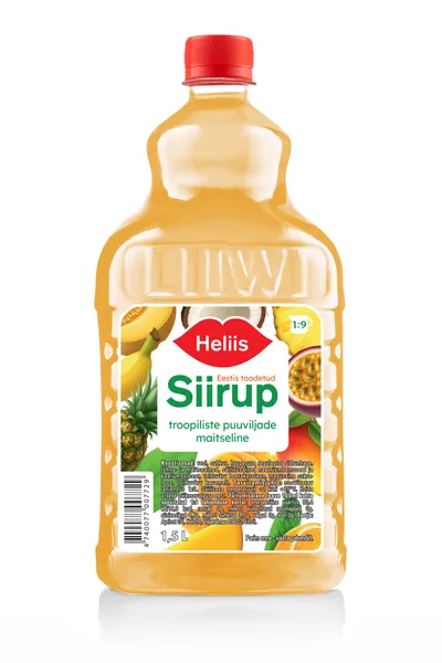 HELIIS Troopiliste puuviljade maitseline siirup 1,5 l