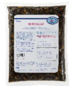 Hijiki merevetika salat, suhkru ja magusainega, külmutatud, 1kg