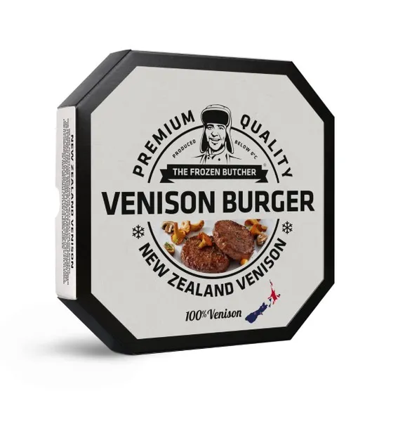 Hirveliha burger THE FROZEN BUTCHER, VENISON, külmutatud, 2 x 125 g