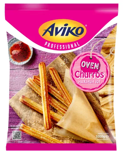 Spāņu virtuļi Oven Churros taisnie AVIKO, 1000g