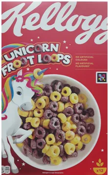 Hommikusöögikrõbinad KELLOGG'S Froot Loops, 375g