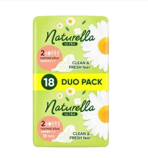 Hügieenisidemed NATURELLA Ultra Normal Plus, S2, 18tk