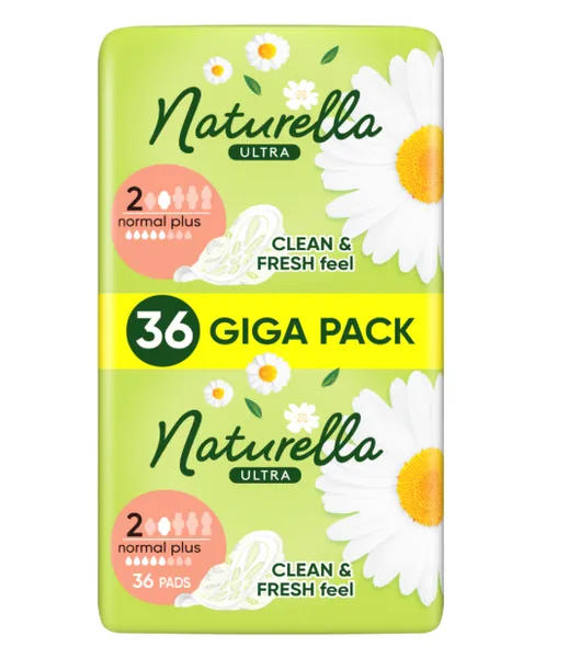 Hügieenisidemed NATURELLA Ultra Normal Plus, S2, 36tk