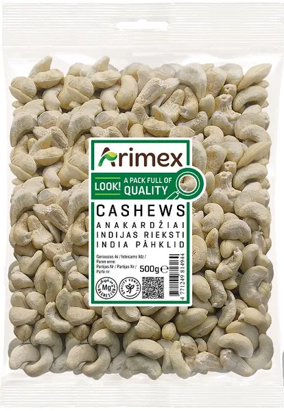 Indijas rieksti ARIMEX 500g