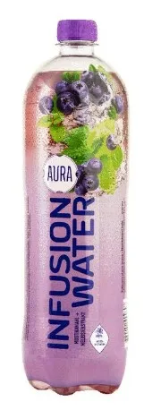 Infusion AURA Mustikamahla-melissi ekstraktiga jook 1L, PET