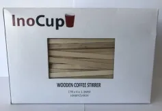 INOCUP, Kohvisegamispulgad, puidust, 178x6x1,3 mm, 1000tk