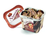 Itaalia jäätis G7, Nocciolato, kakao maitsega, sarapuupähkli ja pähklisiirupiga, 300g/ 500ml