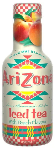 Jäätee ARIZONA ,Virsik, 0.45l PET