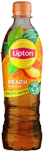 Jäätee LIPTON, virsikumaitseline, 500ml, PET