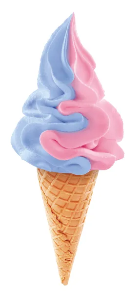 Jäätis CORNETTO Soft Bubblegum, vaarika ja mullinätsumaitseline, vahvlikoonuses, 145ml/ 75g