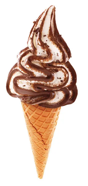 Jäätis CORNETTO Soft Vanilla Chocolate Chips, vanilli ja kakaomaitseline, vahvlikoonuses, 145ml/ 75g