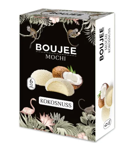 Jäätis Mochi BOUJEE kookospähkli täidisega, 240g (6*40g)