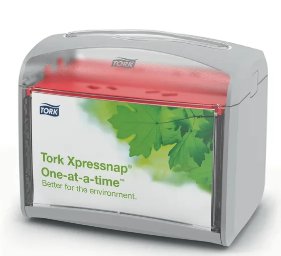 Jaotur salvrätikutele N4, 16,9 x 14,1 x 20 cm, 1 tk, hall, 272613, TORK Xpressnap Tabletop