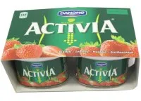 Jogurt ACTIVIA, maasika, 2,6%, 4tk x 120g