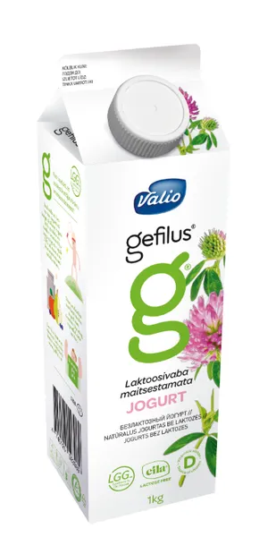 Jogurt GEFILUS, maitsestamata, laktoosivaba, 1kg