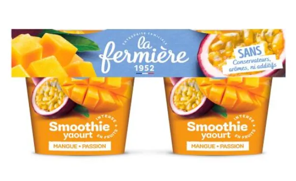 Jogurt LA FERMIERE, mango-passioni maitsega, 140g x 2tk, pakk