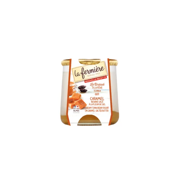 Jogurt LA FERMIERE, soolakaramelli moosiga, 160g