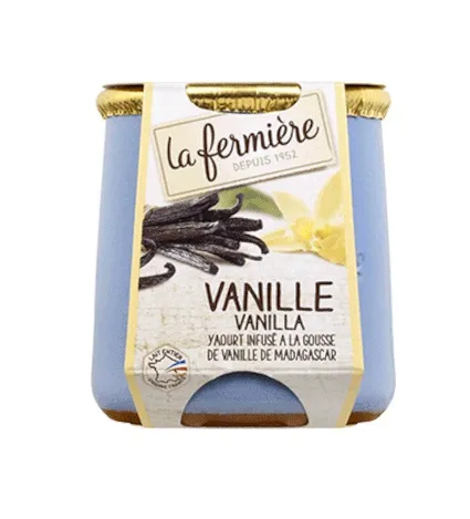 Jogurt LA FERMIERE, vaniljemaitsega, 140g