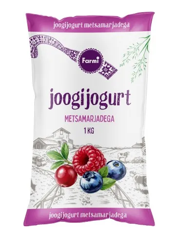 Joogijogurt FARMI, metsamarja, 1kg