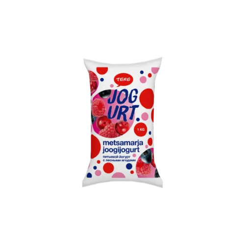 Joogijogurt TERE, metsamarja, 1,5%, kiles, 1kg