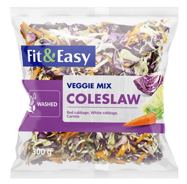Juurviljasegu Fit&Easy Coleslaw, 300g, TK