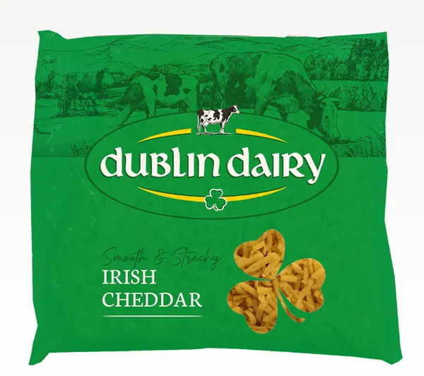 Juust DUBLIN DAIRY Irish Cheddar Red, riivitud, 1 kg