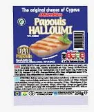 Juust PAPOUIS HALLOUMI poolkõva, 25%, 250g