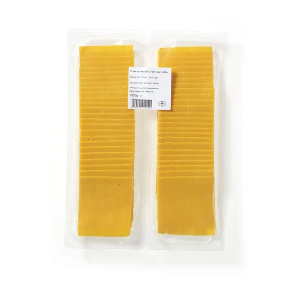 Juust Red Cheddar, 10 x 10cm, viilutatud, 1kg