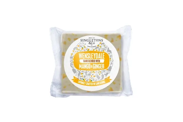 Juust Wensleydale SINGLETON mango ja ingveriga, 200g