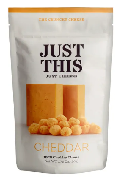 Juustu suupiste JUST THIS Cheddar, 50g