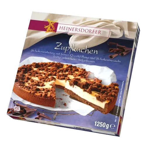 Juustukook HEINERSDORFER, šokolaadipuruga, külmutatud, 1,25kg