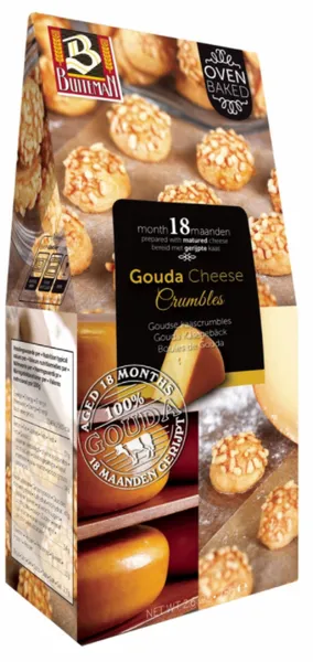 Siera bumbiņas BUITEMAN ar nogatavinātu sieru Gouda, 75g
