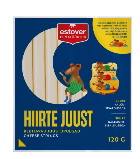 Rebitavad juustupulgad, HIIRTE JUUST, 120 g