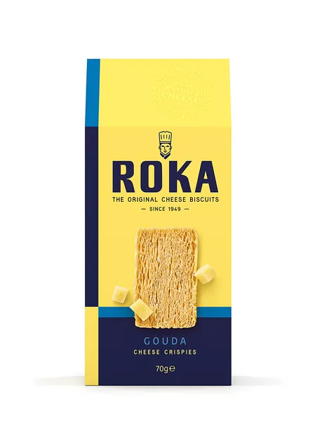 Krõbedad küpsised Gouda juustuga, ROKA, 70 g
