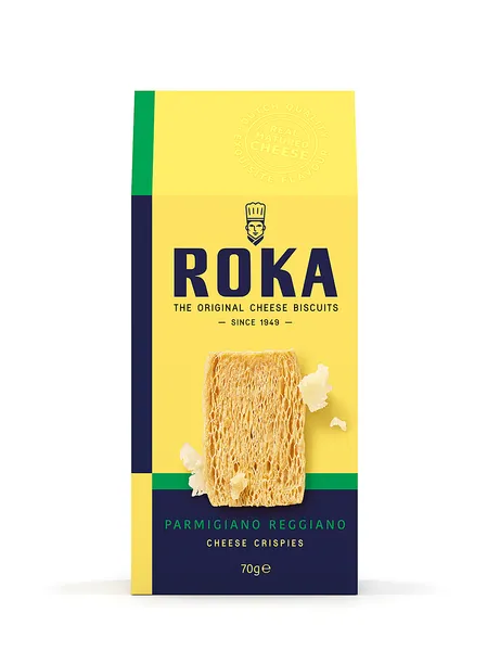 Krõbedad küpsised Parmesani juustuga, ROKA, 70 g