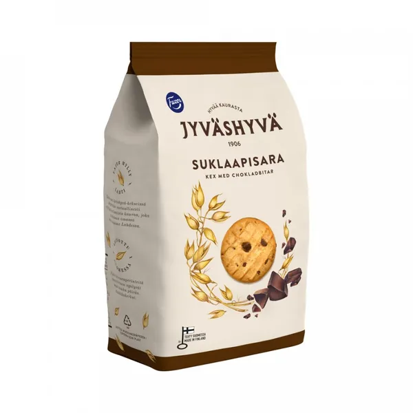 Cepumi Jyväshyvä ar šokolādes gabaliņiem 350g