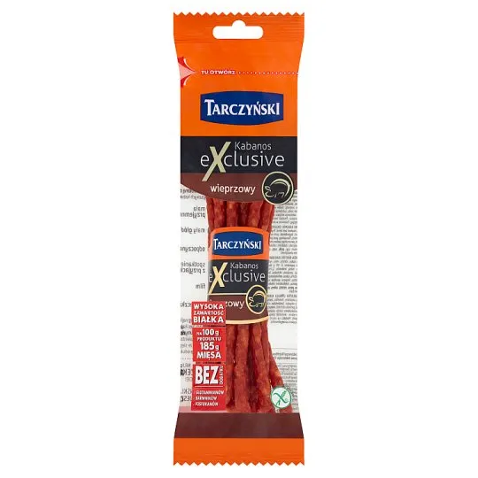 Kabanossi vorstid TARCZYNSKI, Exclusive, kuumsuitsutatud, 105g