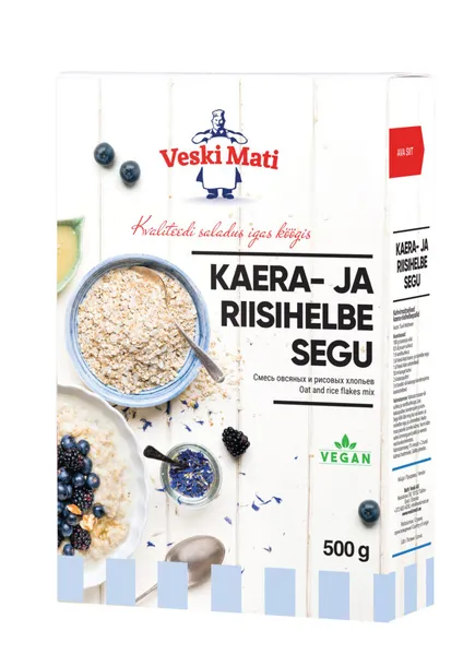 Kaera- ja riisihelbe segu, VESKI MATI, 500 g