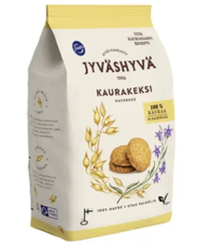 100% kaerajahust kaeraküpsised, JYVÄSHYVÄ, 350 g