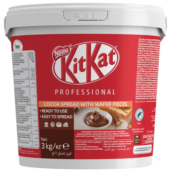 Kakaomääre KITKAT, vahvlitükkidega, 3kg