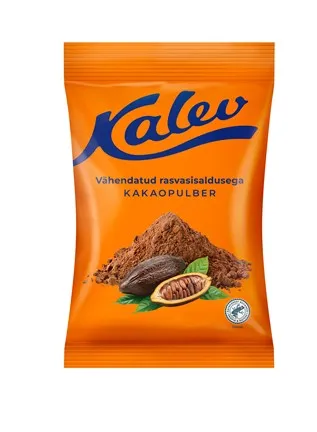 Vähendatud rasvasisaldusega kakaopulber, KALEV, 150g